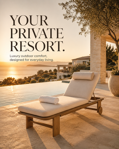 Mirae Riviera - Premium Acacia Sun Lounger