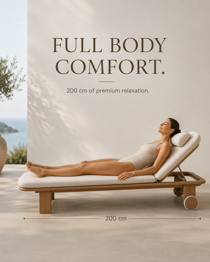 Mirae Riviera - Premium Acacia Sun Lounger